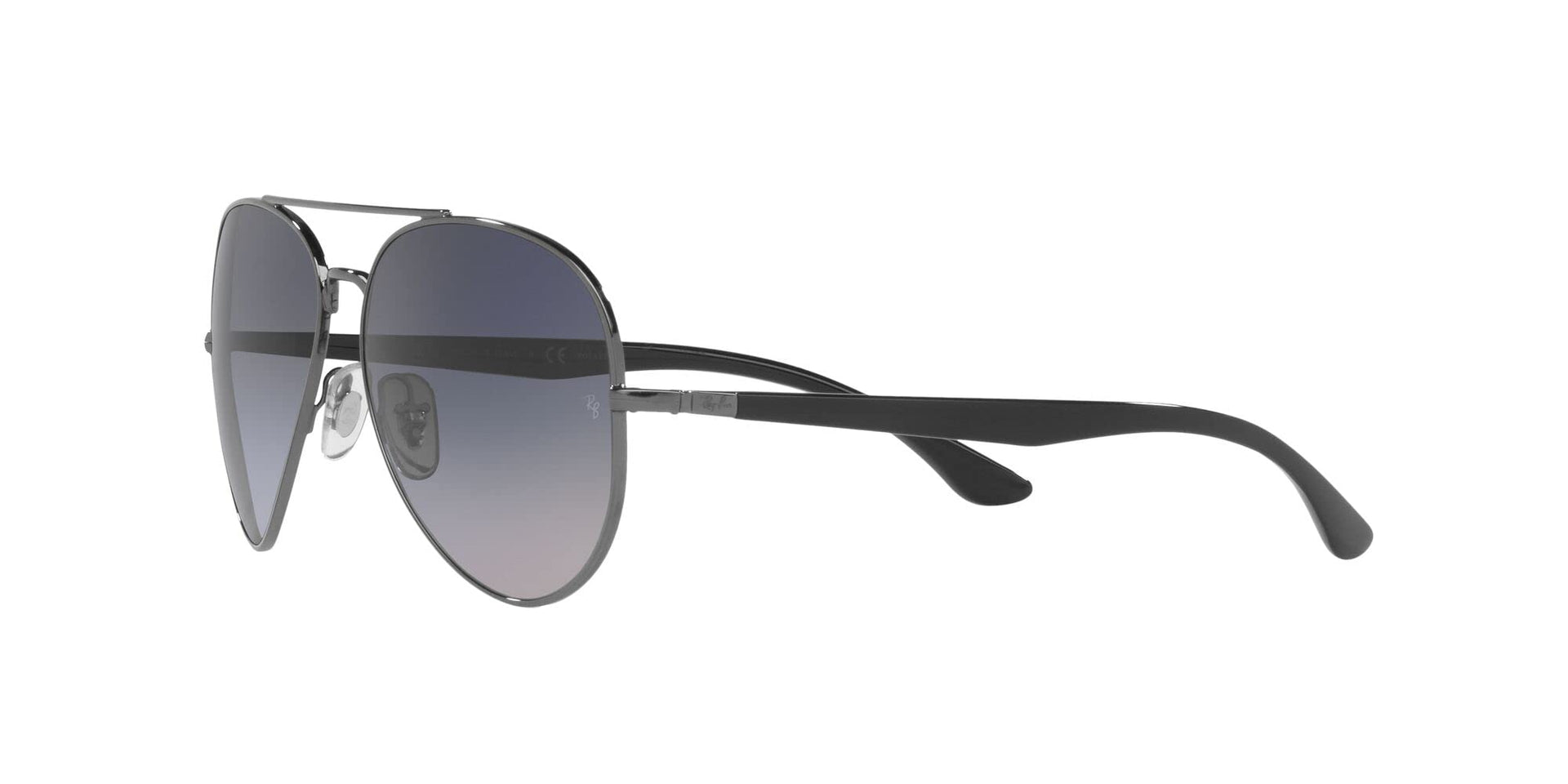 Ray-Ban Aviator RB3675 Sunglasses - Gunmetal/Blue Gradient Blue Polarized / 58 mm - X0031ERQFP - Additional Image 3