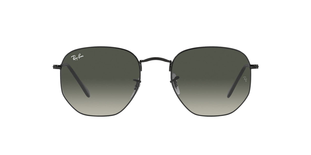 Ray-Ban Hexagonal Hexagonal RB3548 Sunglasses - Black/Grey Gradient / 51 mm - 8056597463867