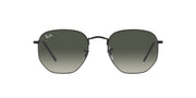 Ray-Ban Hexagonal Hexagonal RB3548 Sunglasses - Black/Grey Gradient / 51 mm - 8056597463867