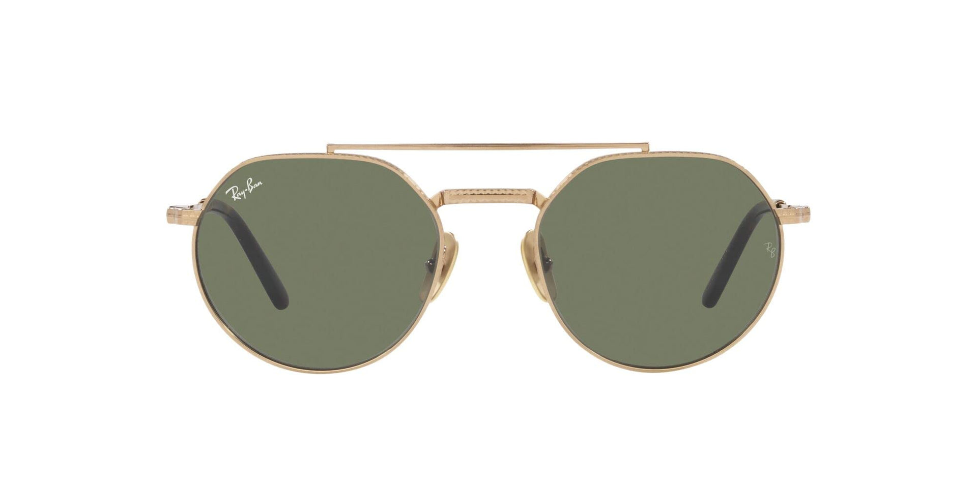 Ray-Ban Jack II Titanium RB8265 Sunglasses - Gold/Green / 53 mm - 8056597664417