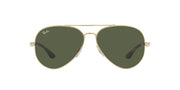 Ray-Ban Aviator RB3675 Sunglasses - Gold/Green / 58 mm - 8056597432146