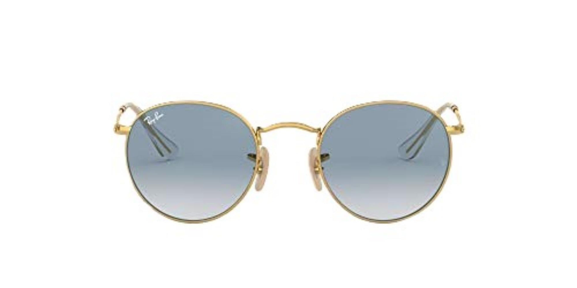 Ray-Ban RB3447N Sunglasses - Gold/Clear Gradient Blue / 53 mm - 8053672882216