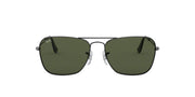 Ray-Ban Caravan RB3136 Sunglasses - Gunmetal/G-15 Green / 55 mm - 805289003588