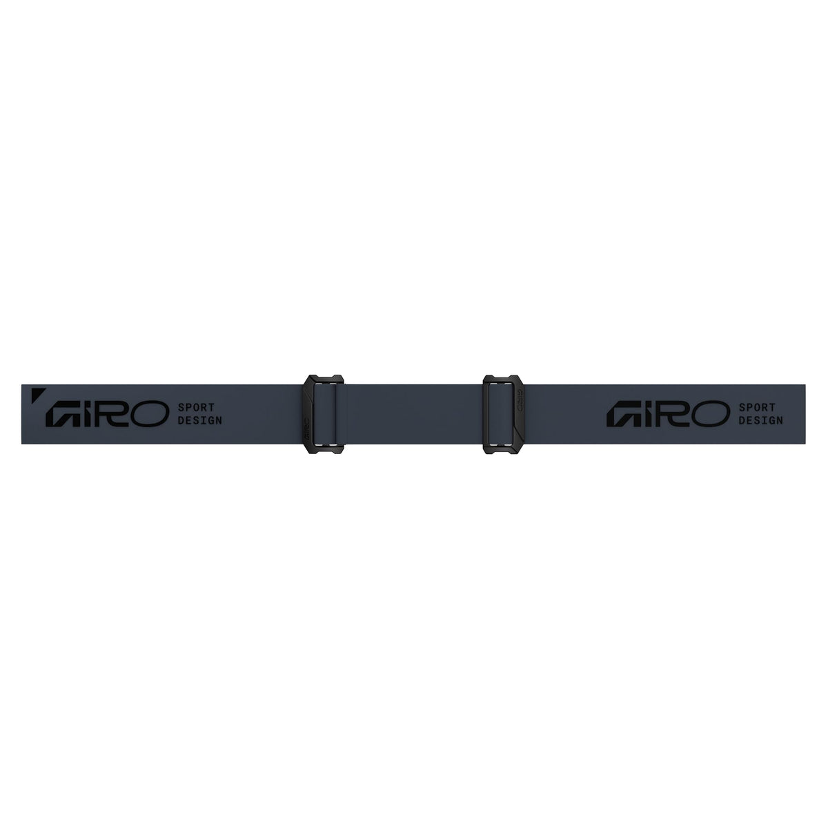 Snow goggles dark gray strap with two adjustment buckles