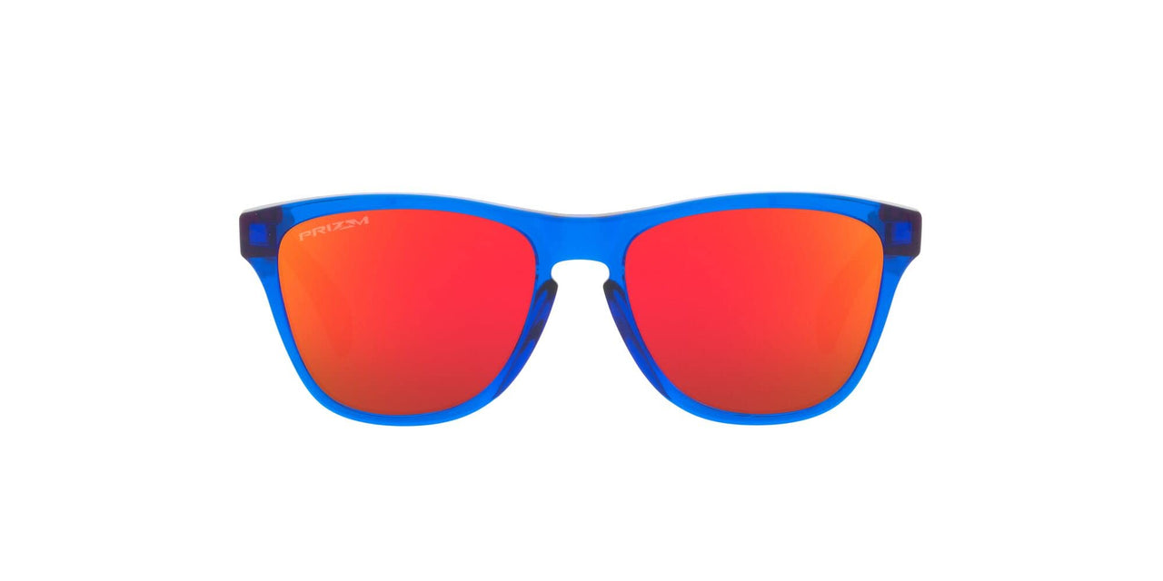 Oakley Frogskins XXS Sunglasses - Crystal Blue/Prizm Ruby / 48 mm - 888392588111