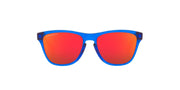 Oakley Frogskins XXS Sunglasses - Crystal Blue/Prizm Ruby / 48 mm - 888392588111