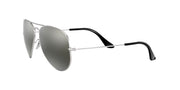 Ray-Ban Aviator RB3025 Sunglasses - Silver/Polarized Grey Mirror Silver / 58 mm - 805289104940 - Additional Image 2