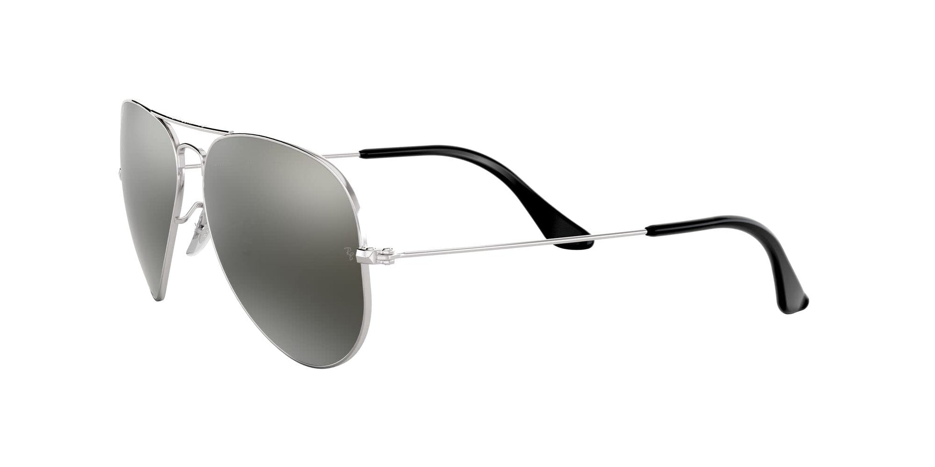 Ray-Ban Aviator RB3025 Sunglasses - Silver/Polarized Grey Mirror Silver / 58 mm - 805289104940 - Additional Image 2