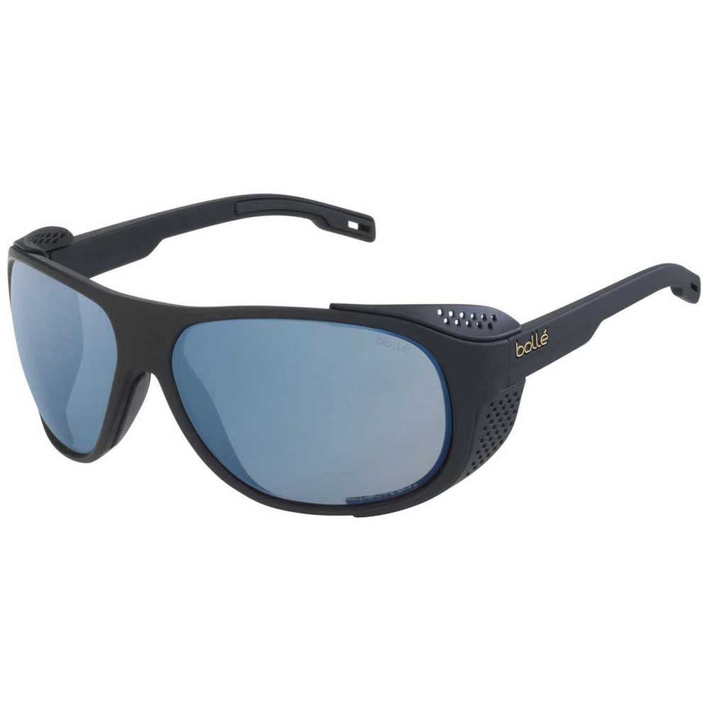 Bolle Graphite Rectangle Sunglasses - Matte Black / Large - 54917354473