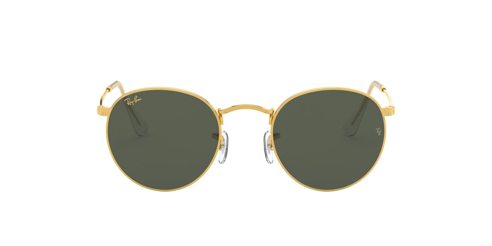 Ray-Ban Metal Glasses RB3447 Sunglasses - Legend Gold/G-15 Green / 53 mm - 8056597197502