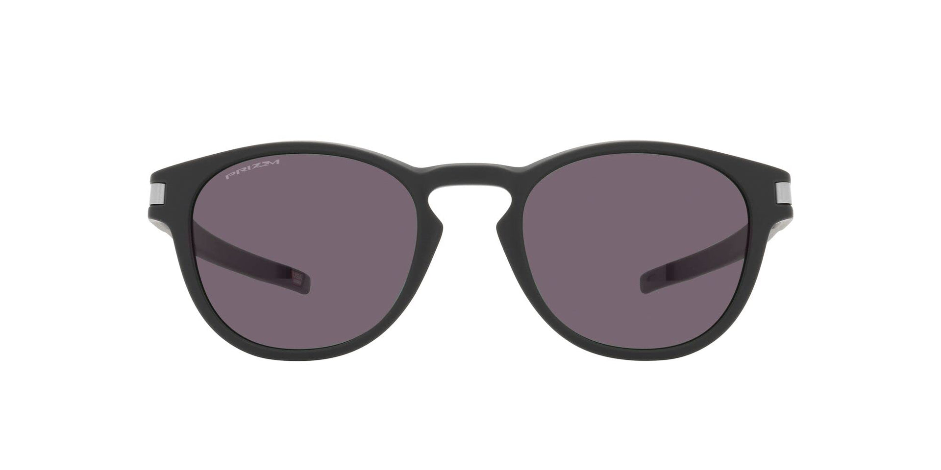 Oakley Latch Oval Sunglasses - Matte Carbon/Prizm Grey / 53 mm (X003RE1QMN) - X003RE1QMN