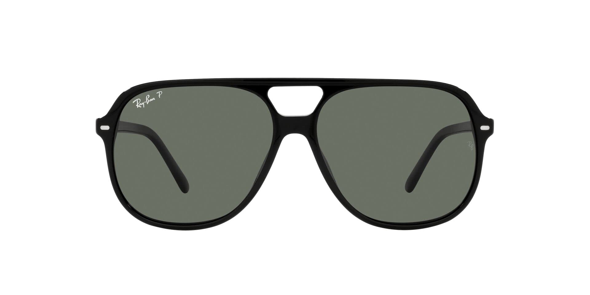 Ray-Ban Bill RB2198 Sunglasses - Black/Polarized Green / 60 mm - 8056597529723