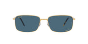 Ray-Ban RB3717 Sunglasses - Legend Gold/Polarized Blue / 57 mm - 8056597835756