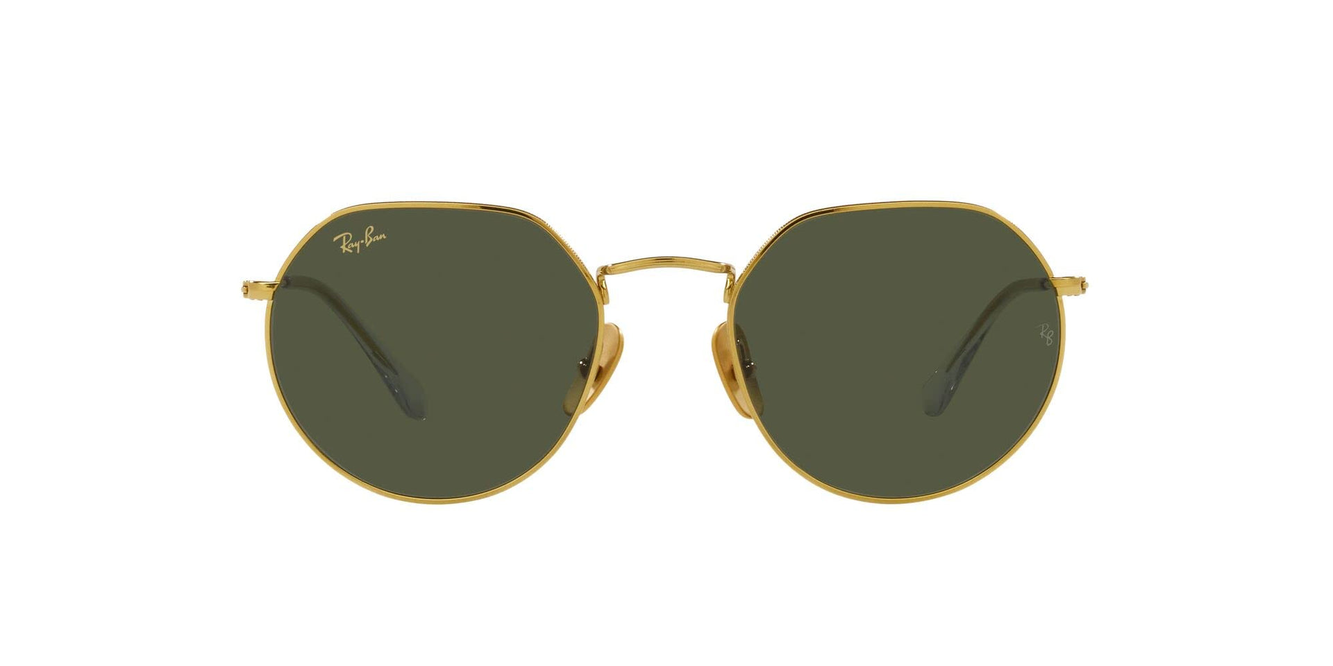 Ray-Ban Jack Titanium RB8165 Sunglasses - Legend Gold/Green / 53 mm - 8056597729925