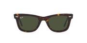 Ray-Ban Original Wayfarer Low Bridge Fit RB2140F Sunglasses - Havana/Green / 52 mm - 8056597698443