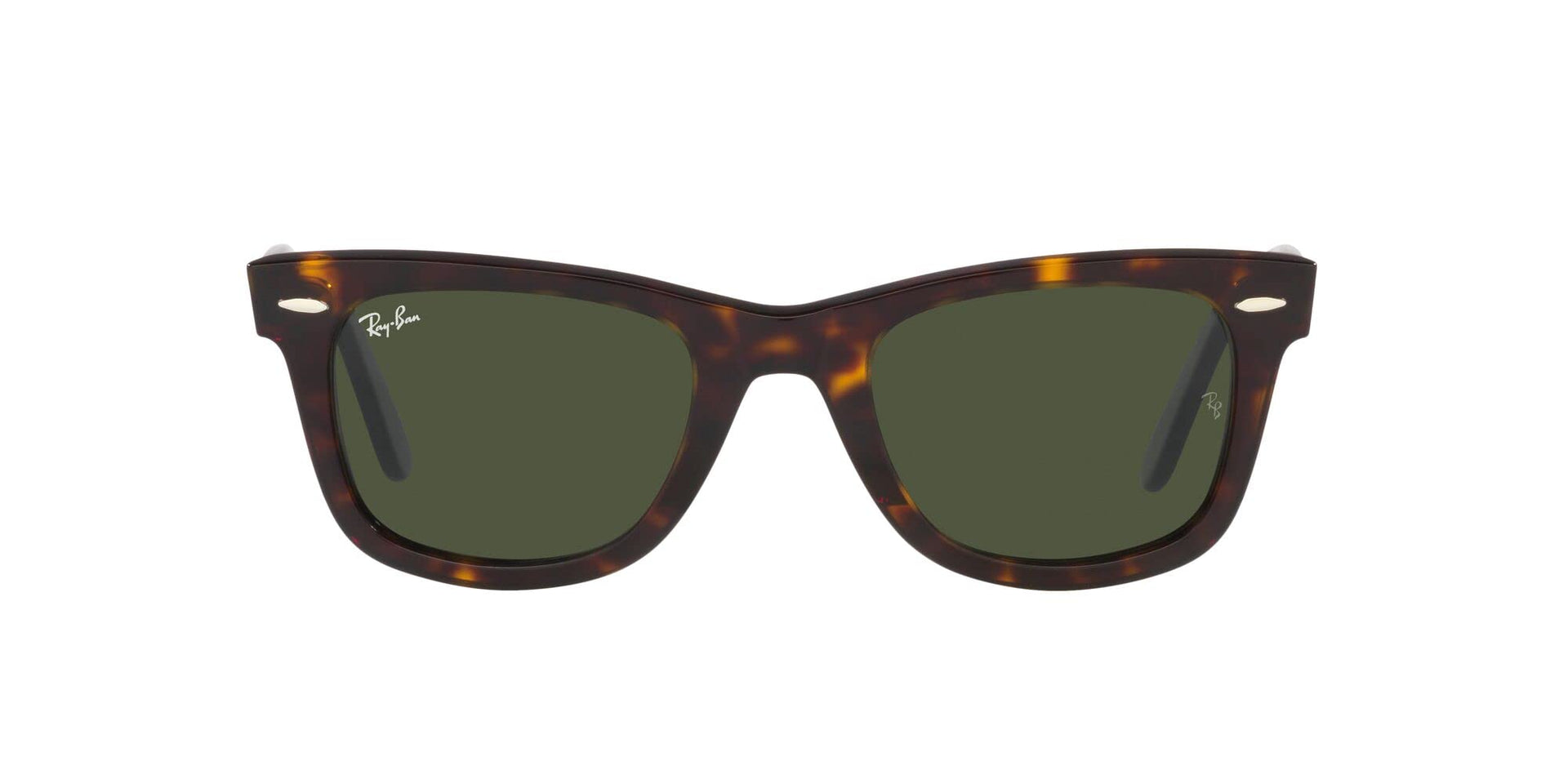 Ray-Ban Original Wayfarer Low Bridge Fit RB2140F Sunglasses - Havana/Green / 52 mm - 8056597698443