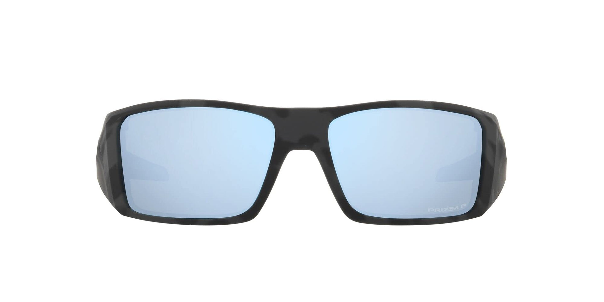 Oakley Heliostat Sunglasses - Matte Black Camo/Prizm Deep Water Polarized / 61 - 888392601582