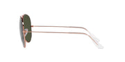 Ray-Ban Aviator RB3025 Sunglasses Batch 2 - Rose Gold/Green / 62 mm - 8056597855846 - Additional Image 3