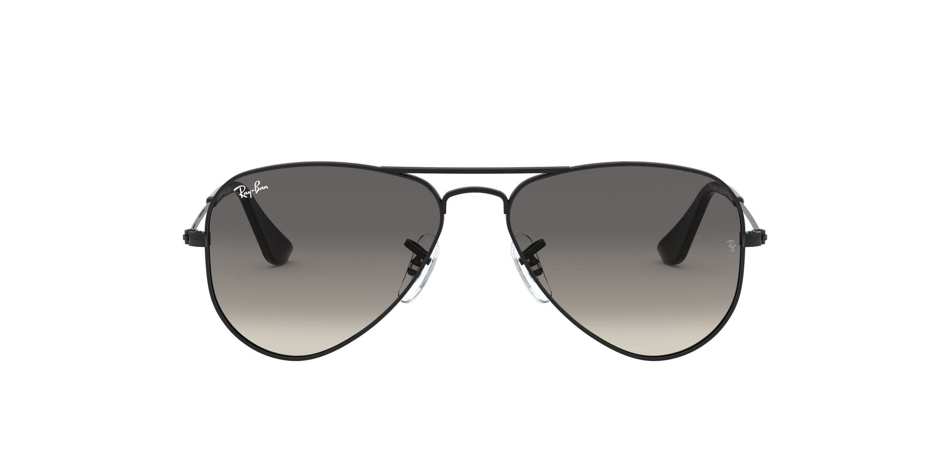 Ray-Ban Metal Aviator RJ9506S Sunglasses - Black/Light Grey Gradient Dark Grey / 50 mm - 8053672786767