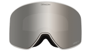 PXV2 snow goggles with gray lens and dark frame
