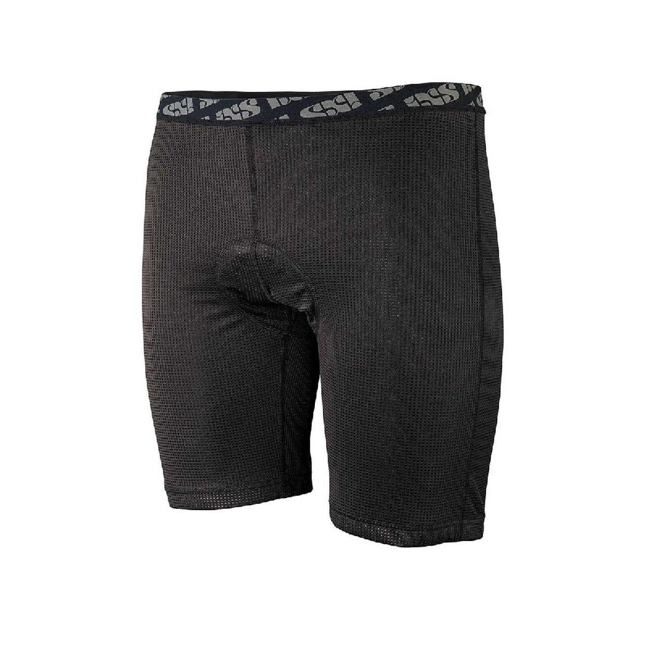 iXS inner shorts in black mesh fabric, elastic waistband