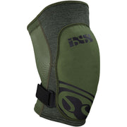 Olive elastic elbow guard with bds logo and Velcro strap