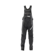 Youth black carbon motorall with bib front straps and cargo pockets