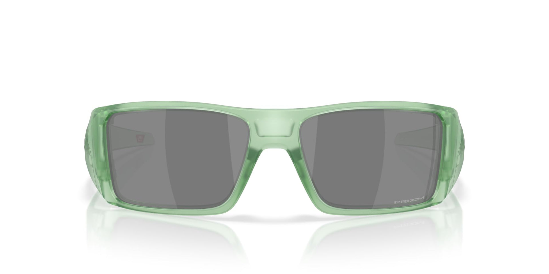 Oakley Heliostat Sunglasses - Matte Trans Jade/Prizm Black / 61 - 888392640185