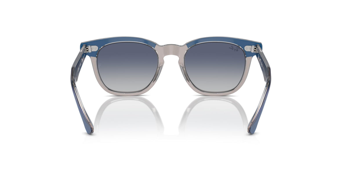 Ray-Ban RJ9098S blue sunglasses with gradient lenses and metal bridge