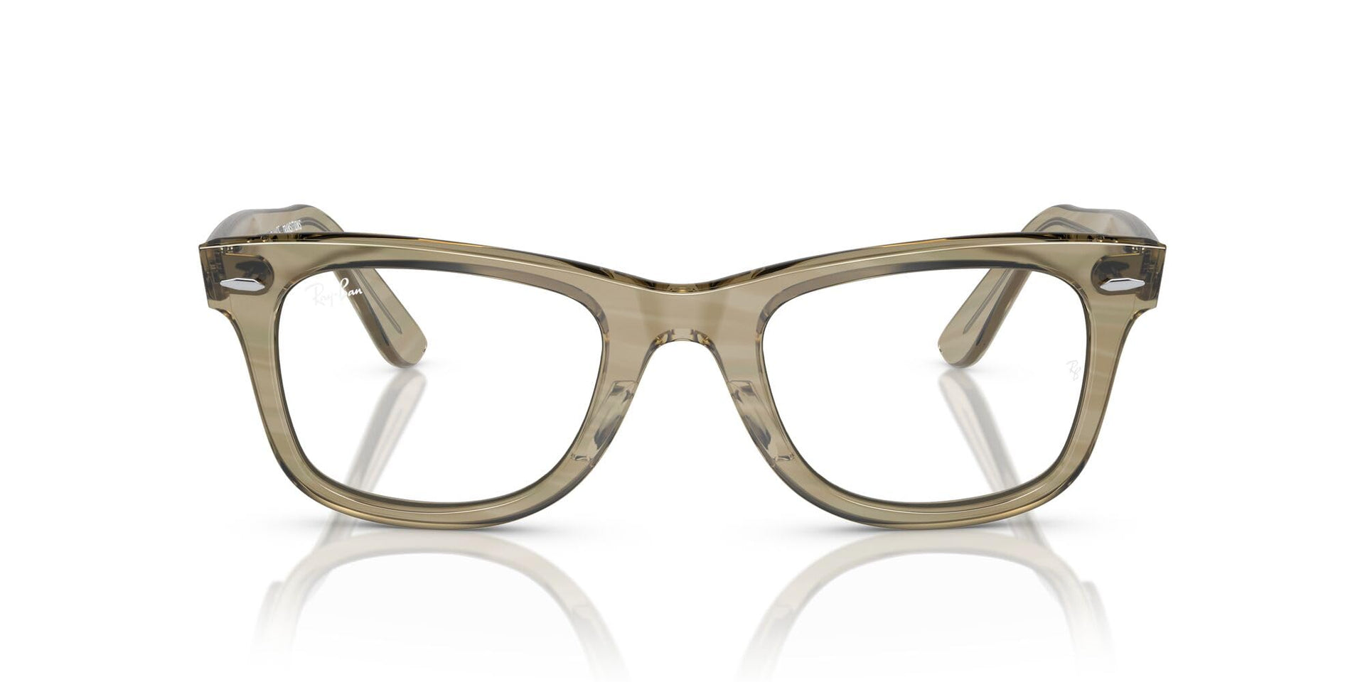 Ray-Ban Original Wayfarer RB2140 Sunglasses - Photochromic Striped Grey/Transition Clear to Sapphire / 50 mm - 8056262099223