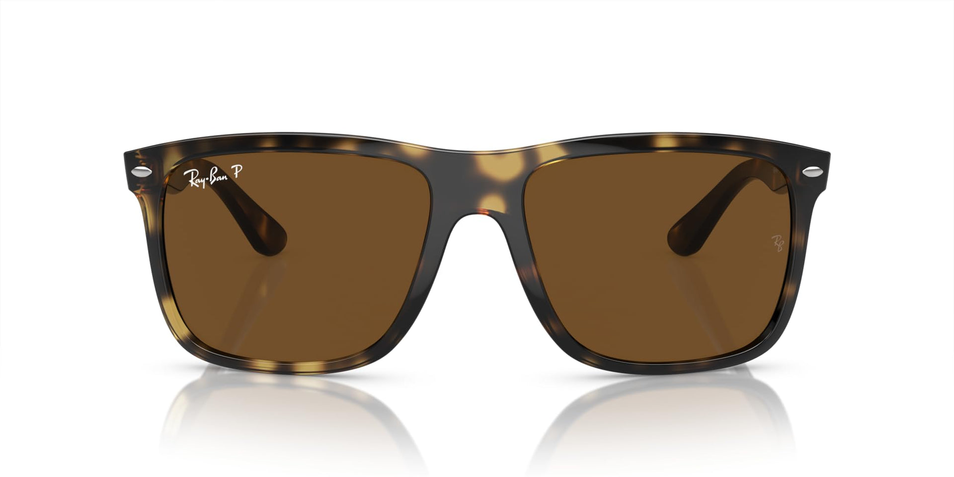 Ray-Ban Boyfriend Two RB4547F Sunglasses - Havana/Brown Polarized / 60 mm - 8056597957953
