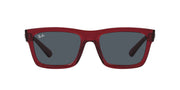 Ray-Ban Warren RB4396 Sunglasses - Transparent Red/Dark Grey / 54 mm - 8056597829168