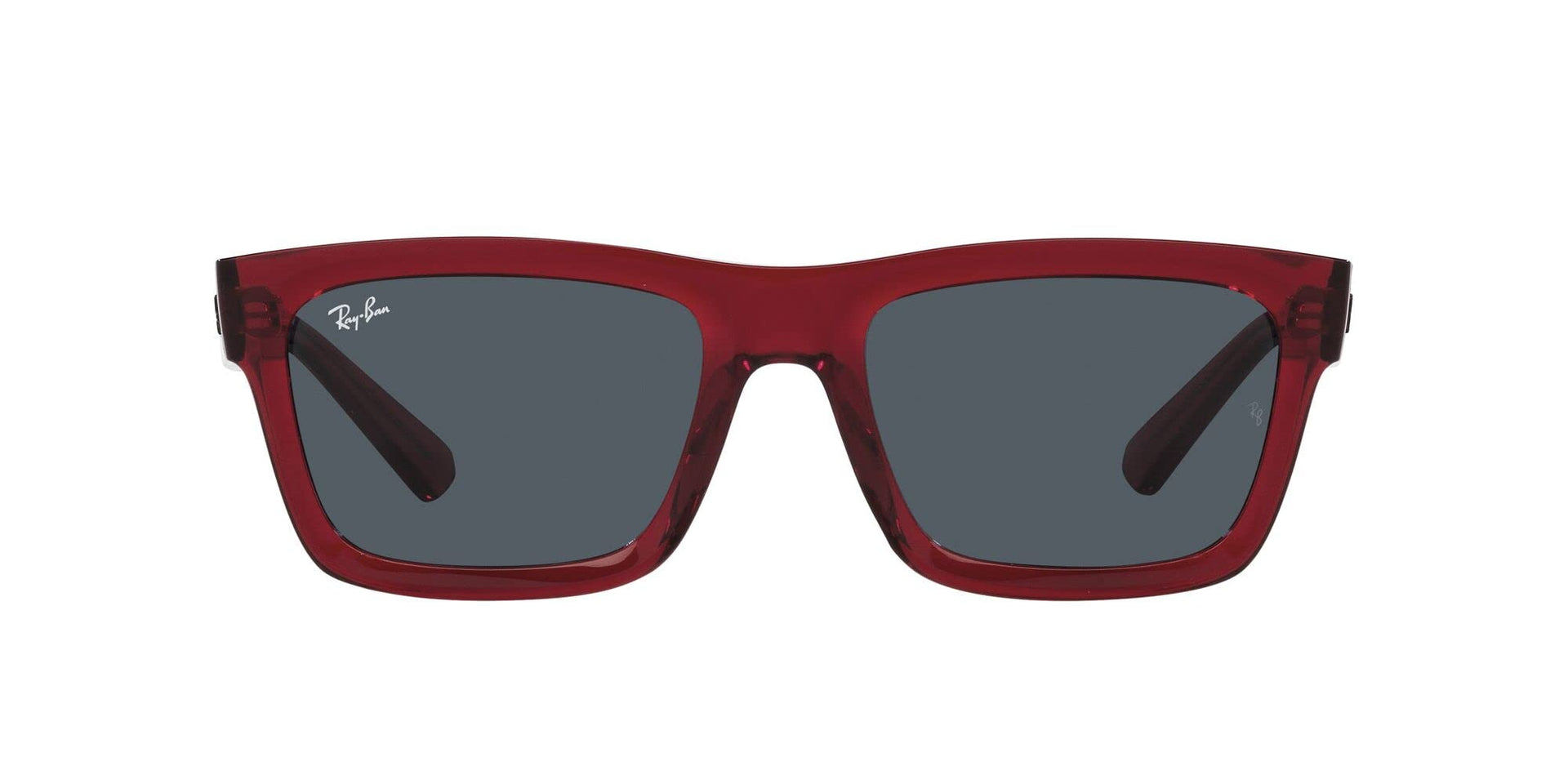 Ray-Ban Warren RB4396 Sunglasses - Transparent Red/Dark Grey / 54 mm - 8056597829168