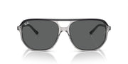 Ray-Ban Bill One RB2205 Sunglasses - Dark Grey on Transparent/Dark Grey / 57 mm - 8056597936187