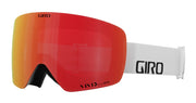 Giro Contour snow goggles with red-orange lens and white strap