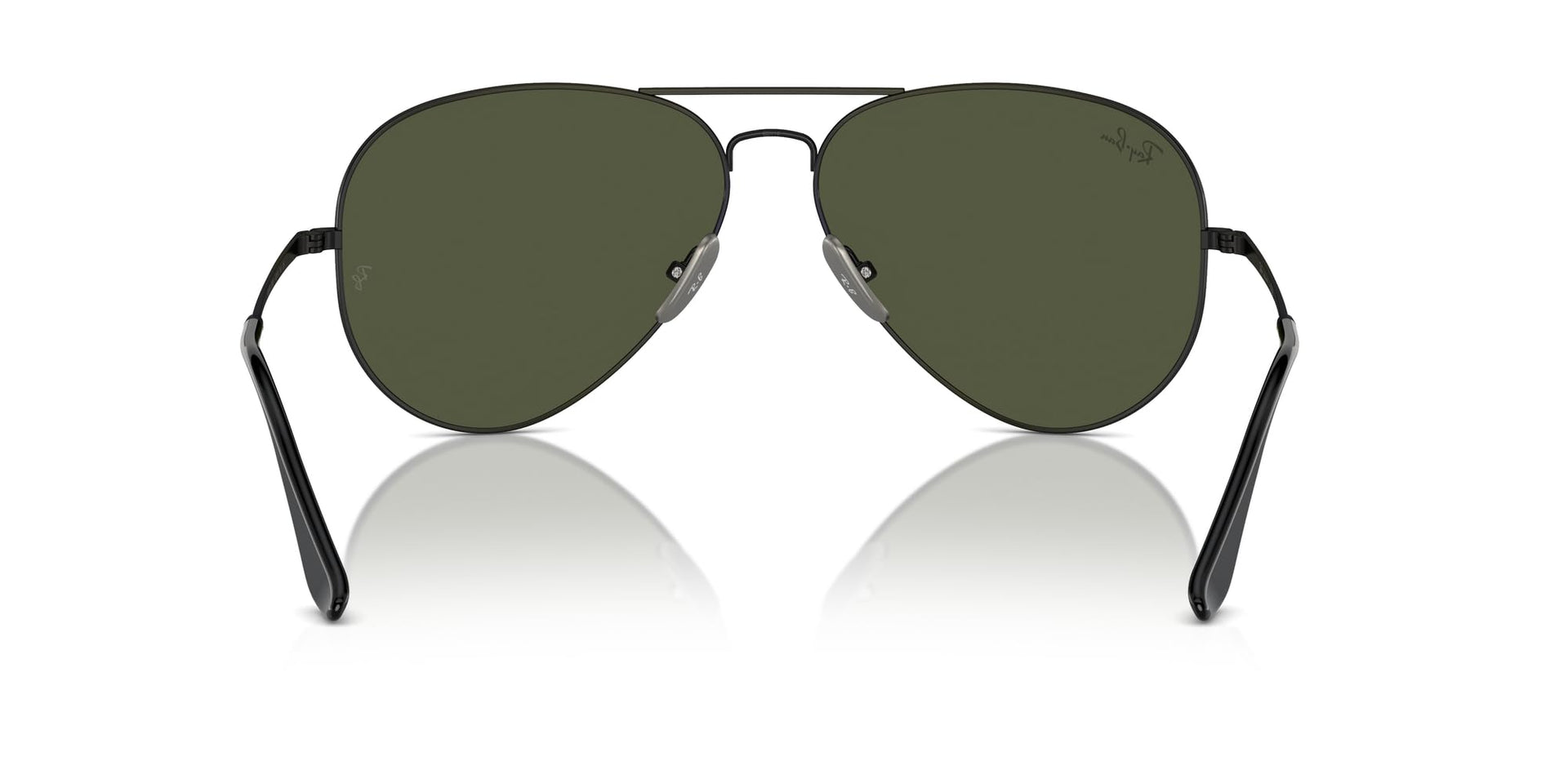 Ray-Ban Aviator Titanium RB8089 Sunglasses - Black/Green / 58 mm (X0045V8CAL) - X0045V8CAL - Additional Image 3