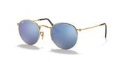 Ray-Ban RB3447N Sunglasses - Gold/Light Blue Flash / 50 mm - 8053672611441