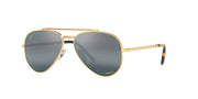 Ray-Ban New Aviator RB3625 Sunglasses - Legend Gold/Polarized Clear Gradient Dark Blue / 62 mm - 8056597665124