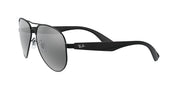 Ray-Ban Aviator RB3523 Sunglasses - Matte Black/Grey Mirrored Silver / 59 mm (X001ECJ6PT) - X001ECJ6PT - Additional Image 2