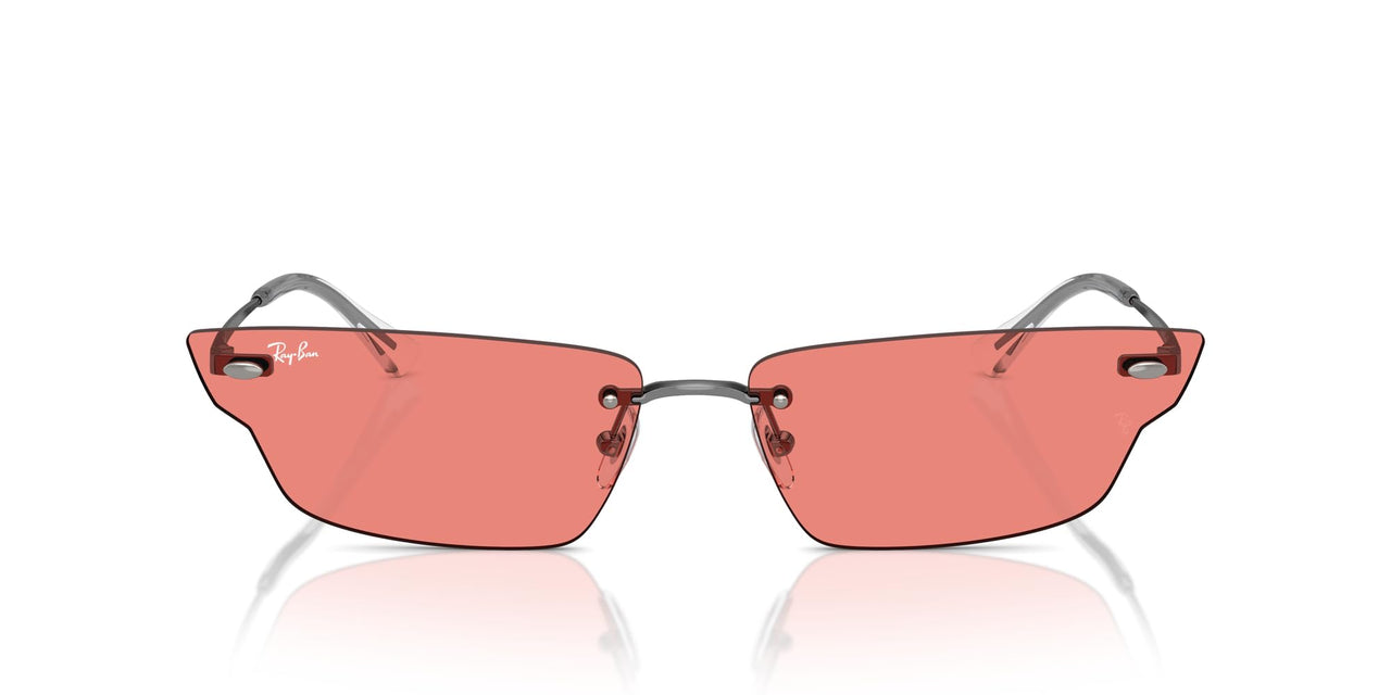 Ray-Ban Anh RB3731 Sunglasses - Gunmetal/Pink / 66 mm - X0045URFKF