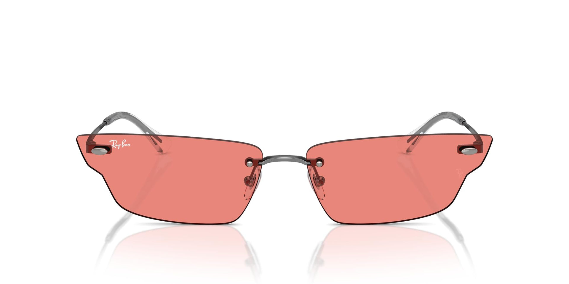 Ray-Ban Anh RB3731 Sunglasses - Gunmetal/Pink / 66 mm - X0045URFKF
