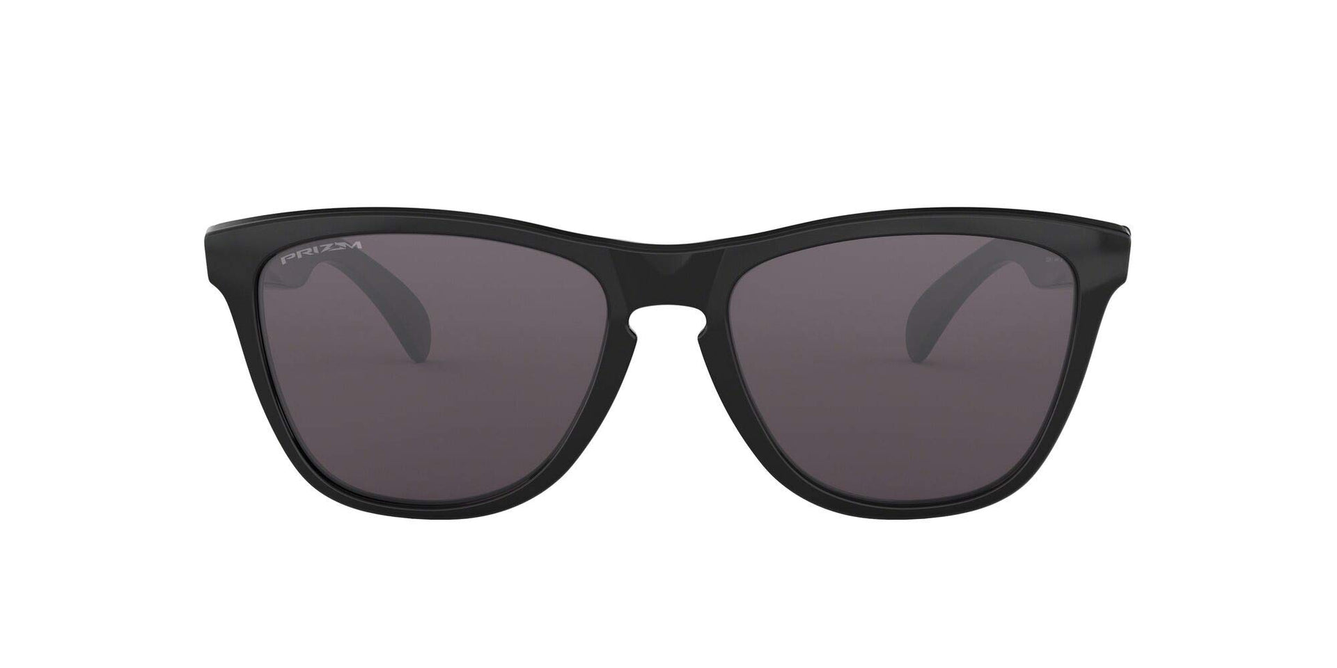 Oakley Frogskins Low Bridge Fit Sunglasses - Polished Black/Prizm Grey / 54 mm - 888392349651