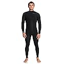Quiksilver Mens Everyday Sessions 5/4/3 Chest Zip Wetsuit - Black / Large
