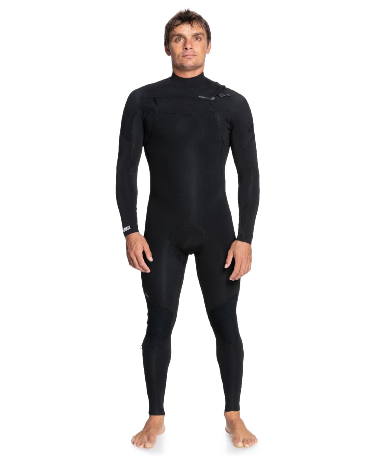 Quiksilver Mens Everyday Sessions 5/4/3 Chest Zip Wetsuit - Black / Large