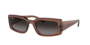 Ray-Ban Kiliane RB4395 Sunglasses - Transparent Brown/Grey Gradient Polarized / 54 mm - 8056597829311
