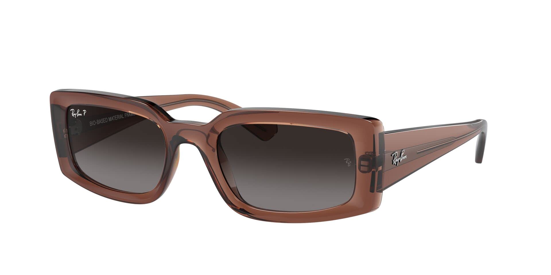 Ray-Ban Kiliane RB4395 Sunglasses - Transparent Brown/Grey Gradient Polarized / 54 mm - 8056597829311