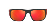 Ray-Ban RB8361M Sunglasses - Matte Black/Brown Mirrored Orange / 60 mm - 8056597645485