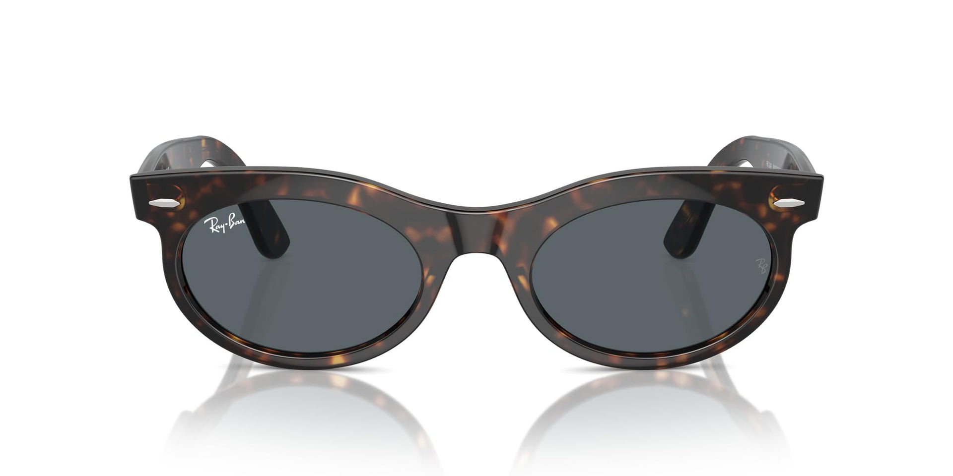 Ray-Ban Wayfarer Oval RB2242 Sunglasses - Havana/Blue / 53 mm - 8056262030868
