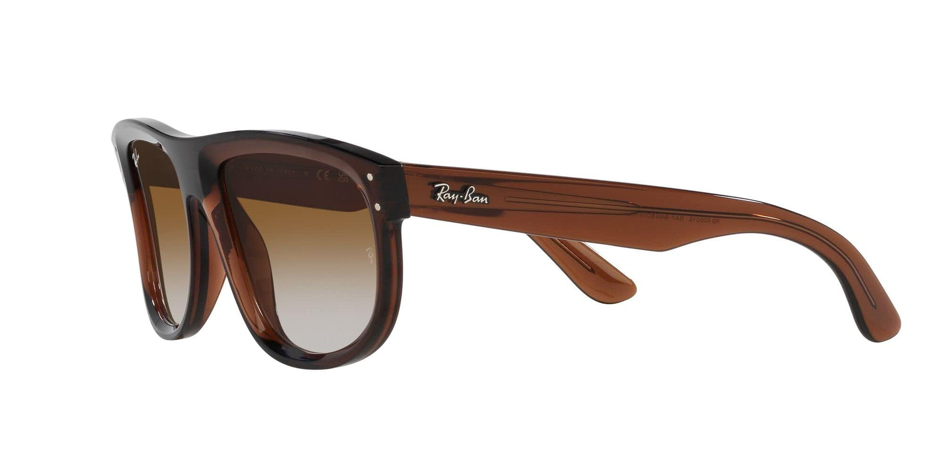 Ray-Ban Boyfriend Reverse RBR0501S Sunglasses - Transparent Brown/Clear Gradient Brown / 56 mm - 8056597918978