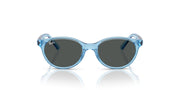 Ray-Ban RJ9080S Sunglasses - Transparent Blue/Dark Grey / 45 mm - 8056262282038